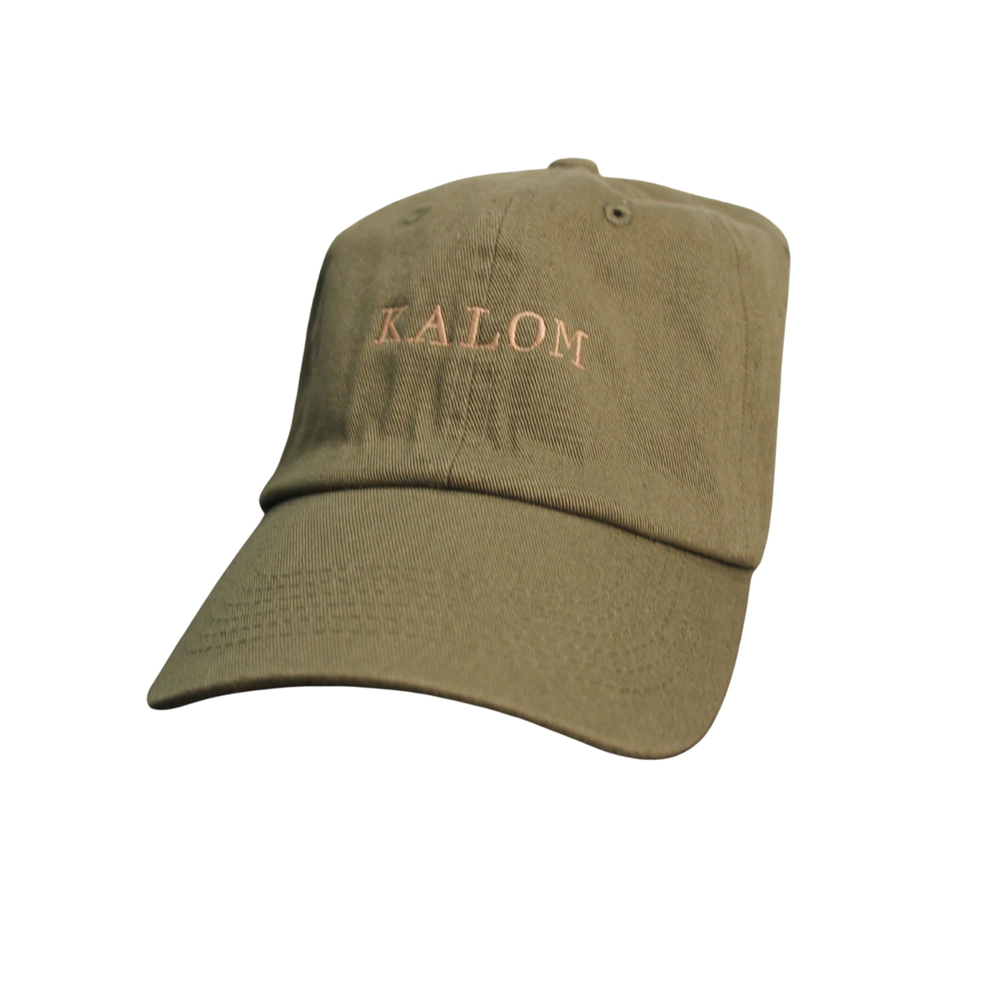 Gorra Tela Verde Logo KALOM