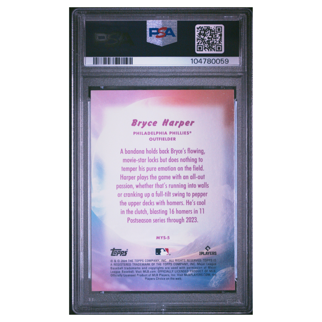 Tarjeta Bryce Harper - Grado 9