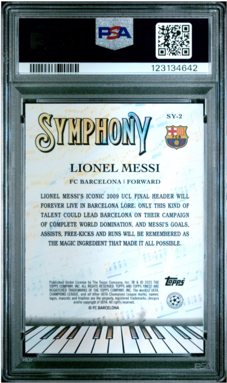 Tarjeta Lionel Messi - Grado 10