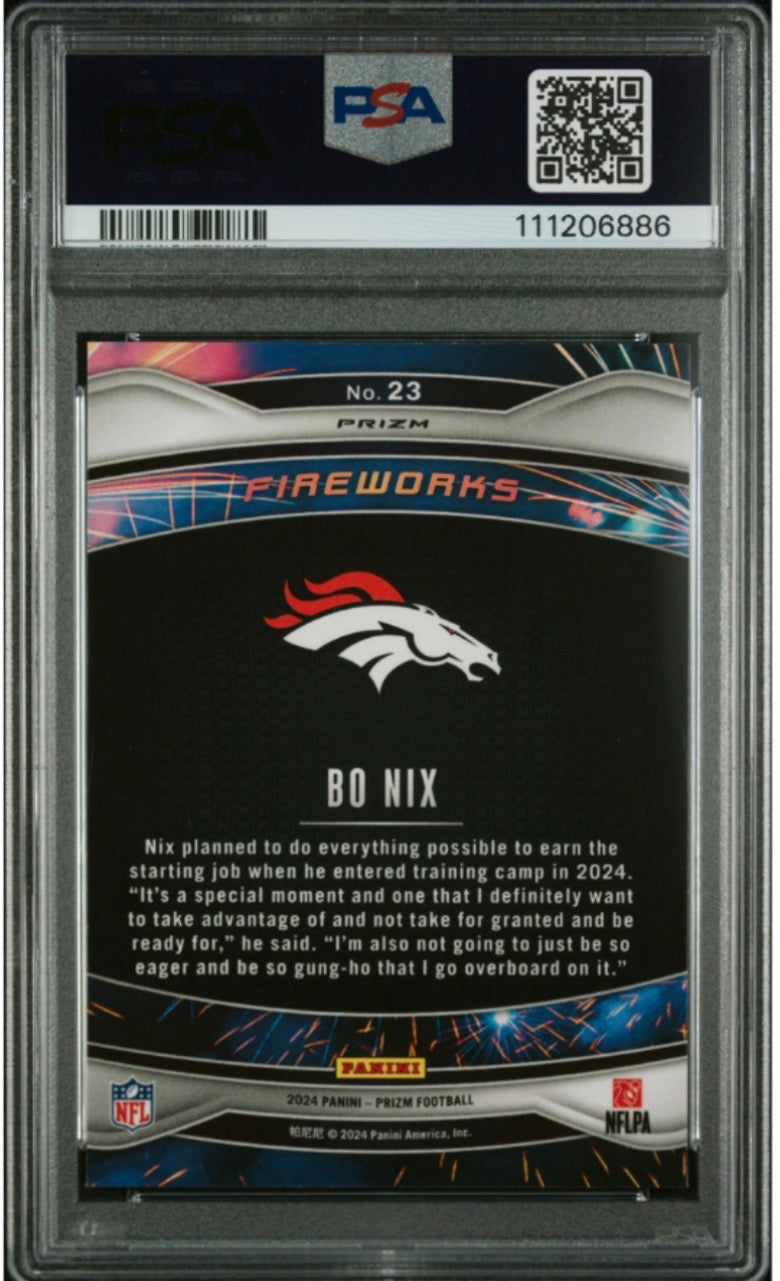 Tarjeta Bo Nix - Grado 10