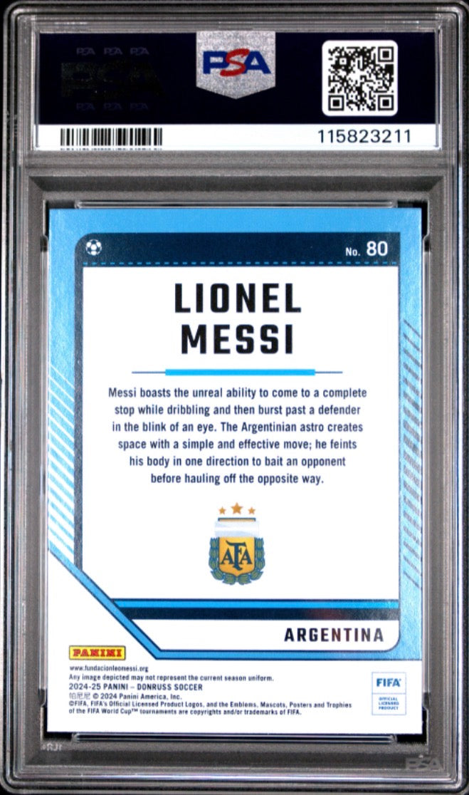 Tarjeta Lionel Messi - Grado 10