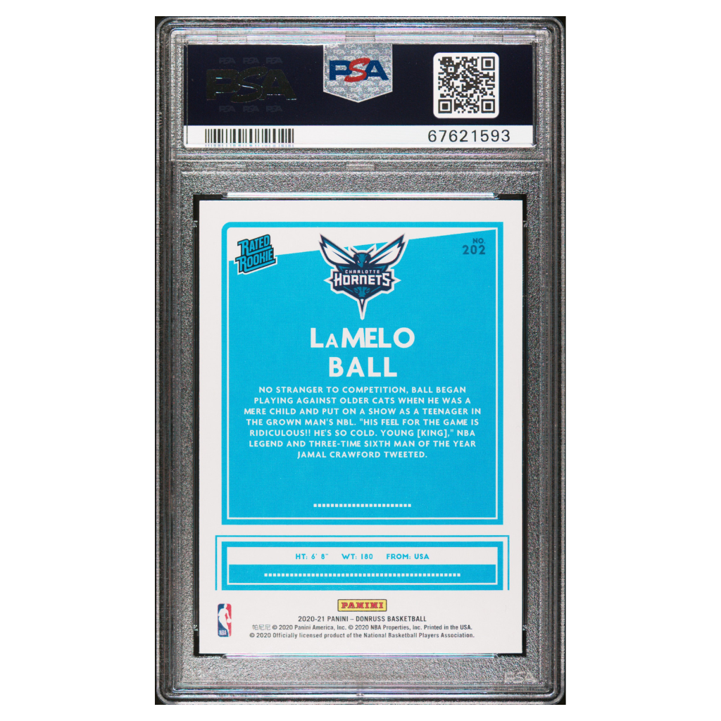 Tarjeta LaMelo Ball - Optic Grado 10